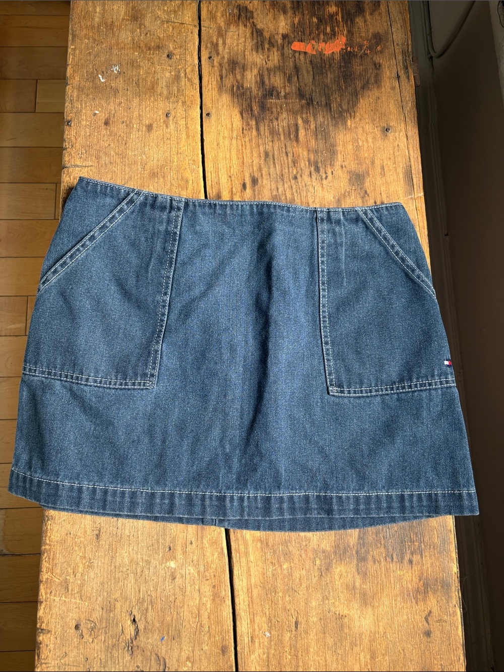 Vintage Tommy Hilfiger “Tommy Jeans” Denim Mini Skirt